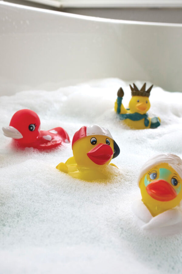 Rubber Ducks in the bathtub