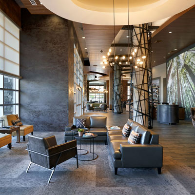 Archer Hotel Redmond Lobby seating