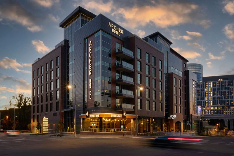 Archer Hotel Tysons - Night time exterior